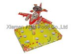 pull line  alarm  plane(green) toy candy