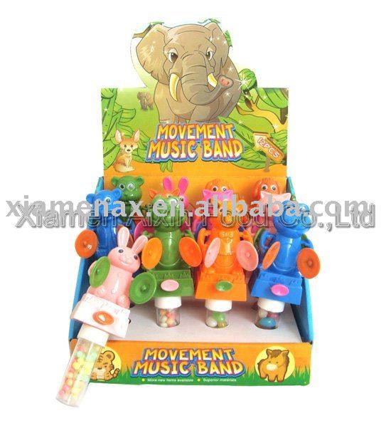 asst floppy animal toy candy