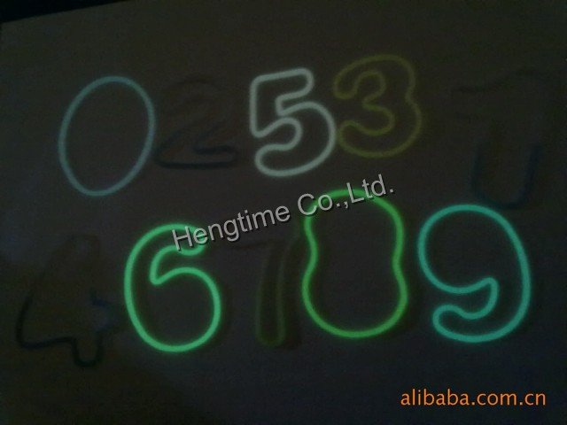 glow number shaped novelty intellective puzzle toy
