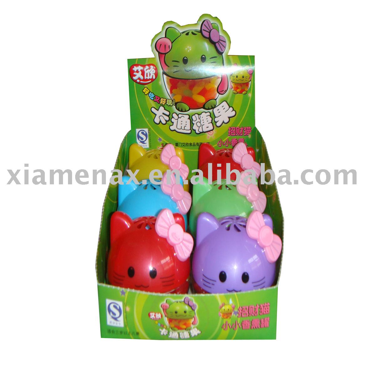  cat   toy  candy