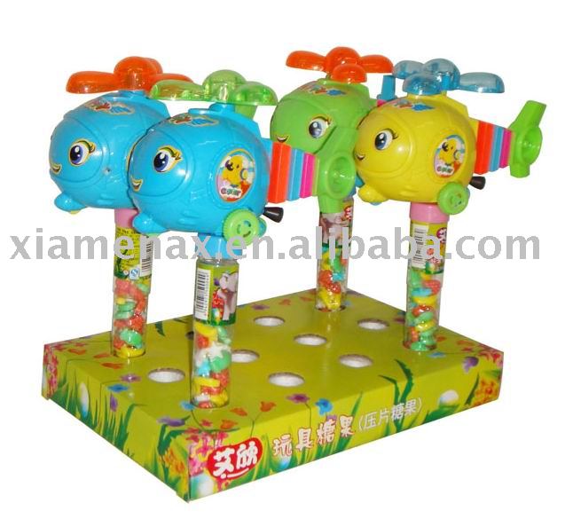 Plane light toy candy