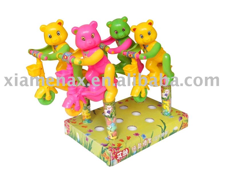  skateboard  bear toy candy