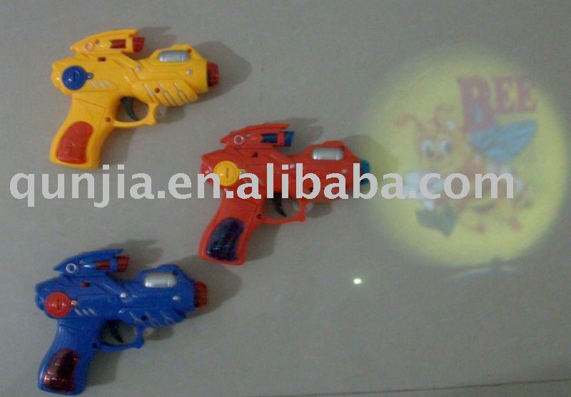 candy toy projection eight sound gun,promotional gift