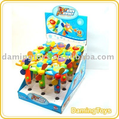 AIRPLANE FAN CANDY TOYS(870TUBE)(12PCS/BOX)