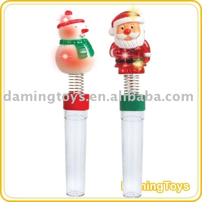 Santa Claus And Snow Man With Light Candy Toy(Toy Candy)