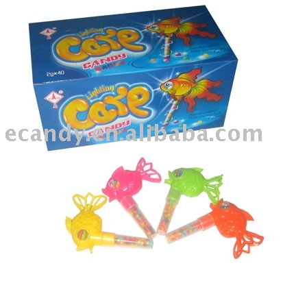 Light candy carp,Glowing candy toy,Candy