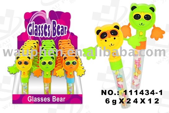 Glasses Bear Toy Candy Sweet (111434-1)