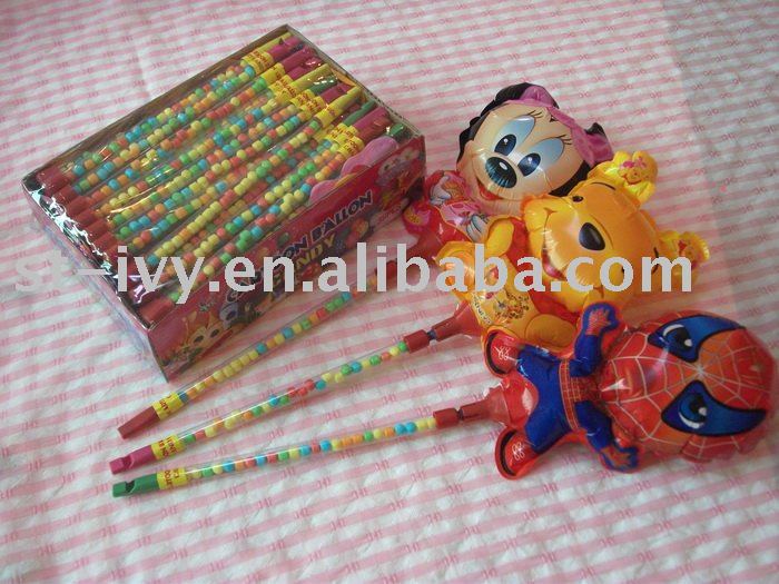 whistle balloon toy candy
