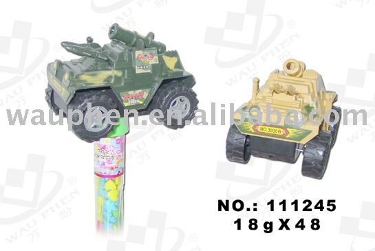 Pull Back Tank Toy Candy(111245)