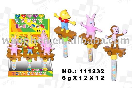 Skateboard Rabbit   Mouse Toy Candy(111232)