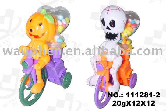 Wind Up Tricycle toy candy(111281-2)
