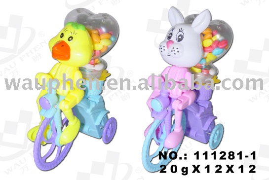Wind Up Tricycle toy candy(111281-1)
