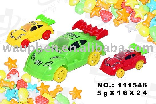 Pull Back Racing Car Candy Toy(111546)