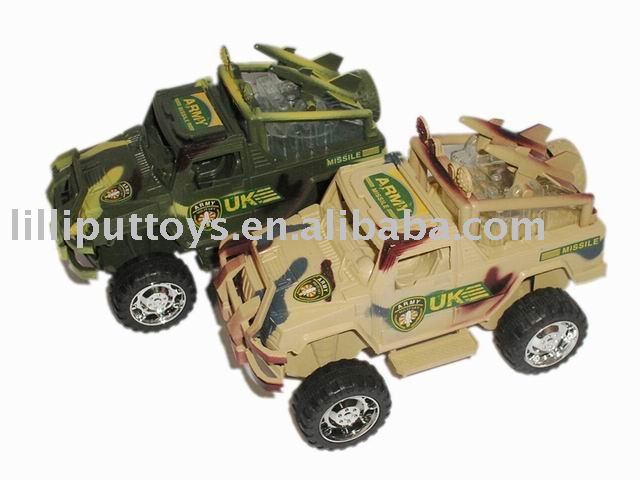 Pull string candy toy hummer with light