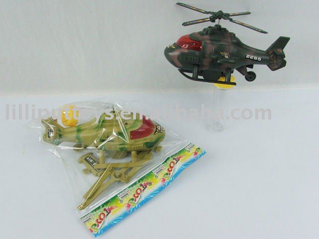 Candy toy  pull line Military helicopter