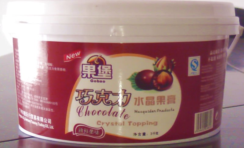 chocolate fruit jam for birthday cake making