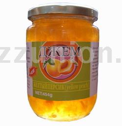 yellow peach jam
