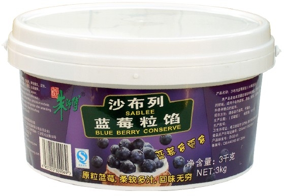 Sablee Blueberry Fruit Filling 3kgs Master Chu