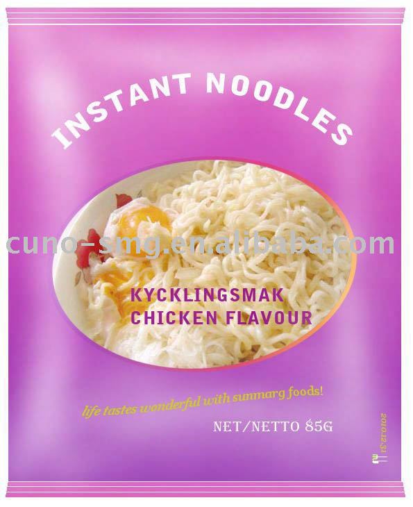 Chicken flavour instant noodle