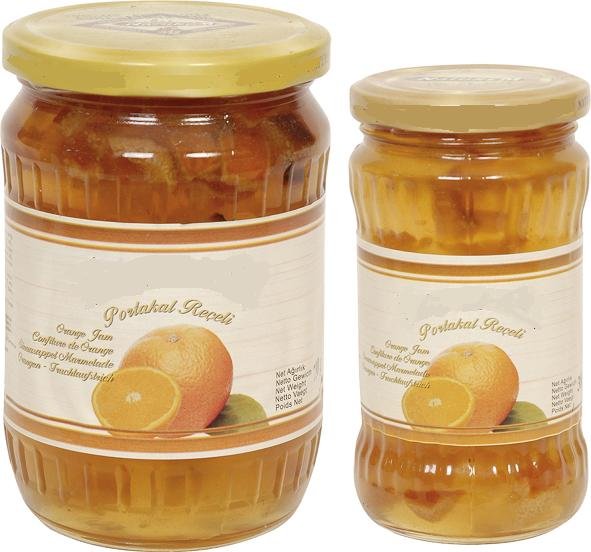Orange fruit jam