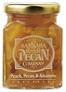 PRESERVES-PEACH PECAN AND AMARETTO 8 OZ  Jams