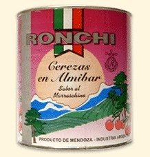 Cherries in heavy syrup, Maraschino-cherry flavor