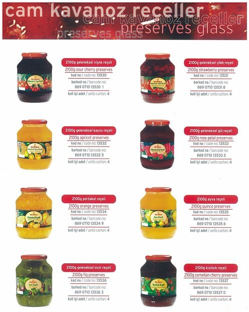 Preserves- 2100 gr in glass jar