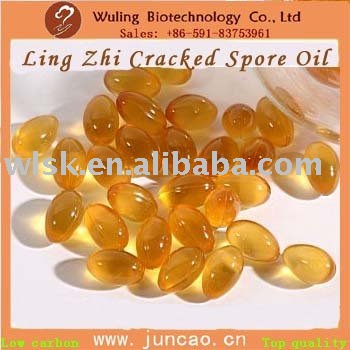 2011 new arrival health supplements organic  ganoderma   cracked  spore oil softgel