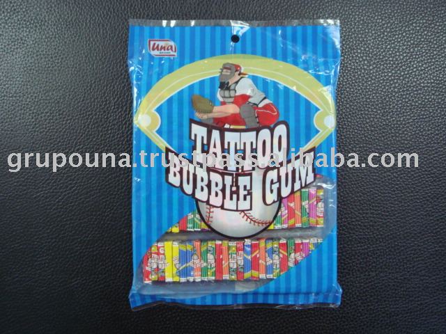 Tattoo Bubble Gum (Baseball)