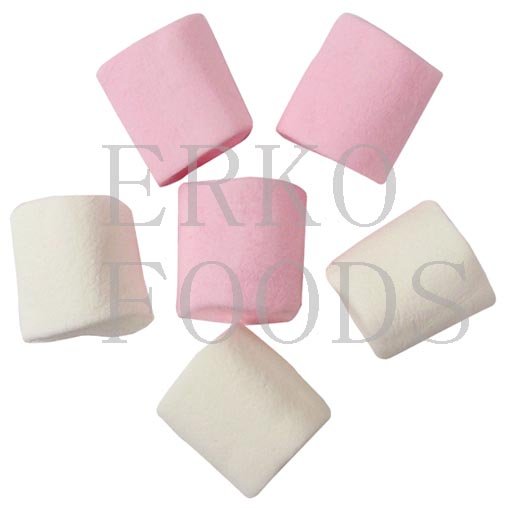 Pink & white mallow candy
