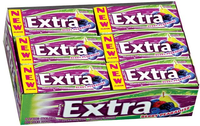 Extra Gum Berry Paradise candy products,United States Extra Gum Berry ...