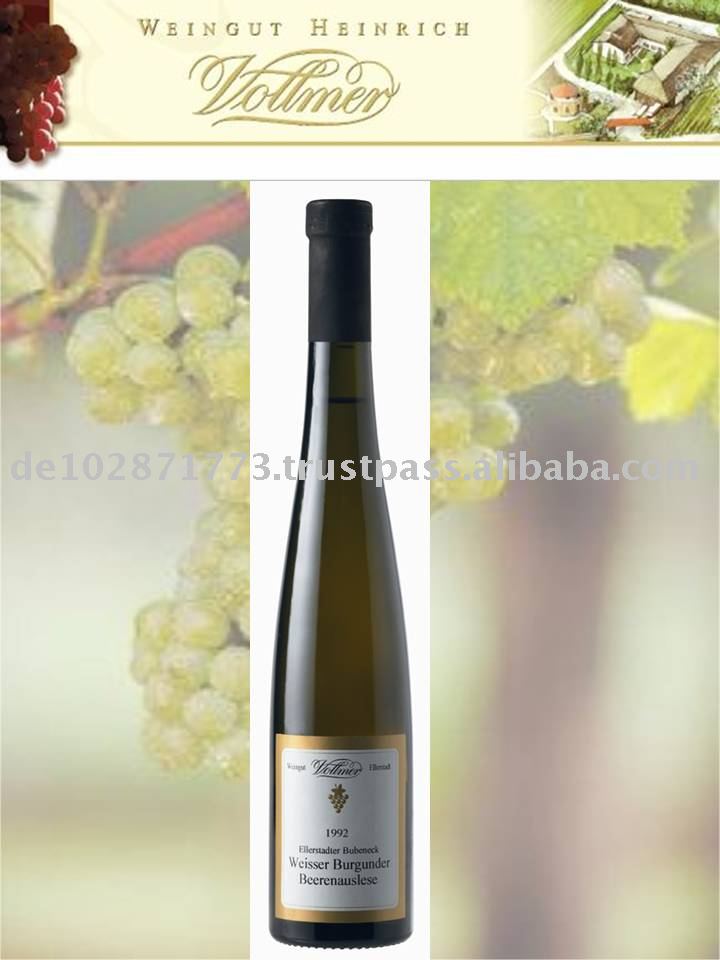 Pinot Gris 1992 Grape Selection Unique German Premium Wine Selection / Gold Medal