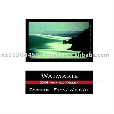 New Zealand  Waimarie Muriwai Valley  Cabernet Franc Merlot Red Wine  Brand   Names 