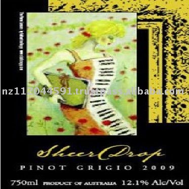 Australian Sheer Drop Pinot Grigio Brand Names of White Wines 2009