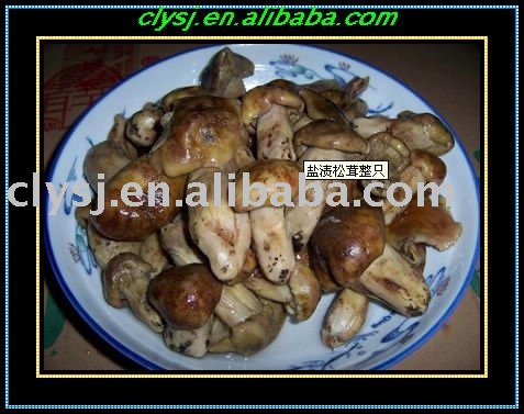 Salted matsutake