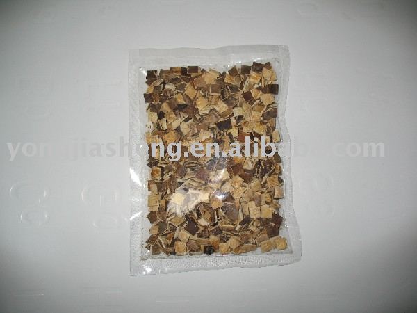 Dried shiitake mushroom cutting square