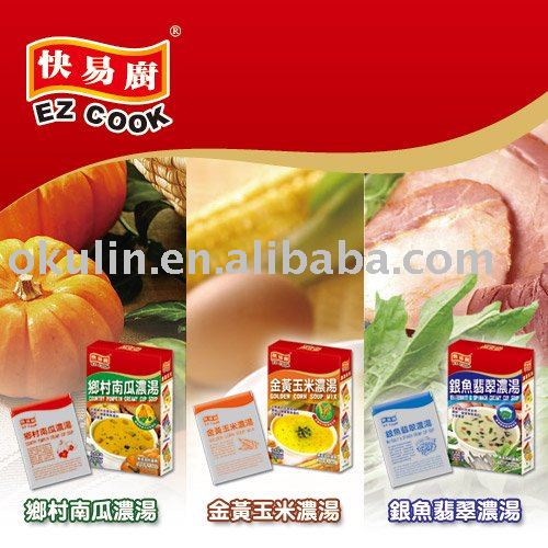 instant Soup Mix powder sachets in box