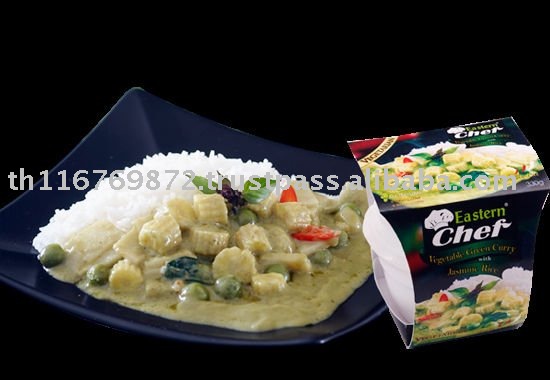 Instant Non-Frozen Food - Vegetable Green Curry From Thailand