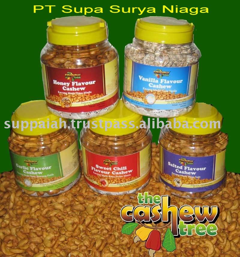 Cashews-roasted, salted, unsalted, flavored