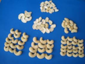 Cashew Nuts of various grades