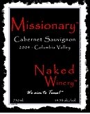 red wine - Missionary Cabernet Sauvignon - 2004