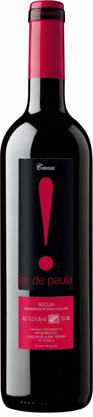 Lar de Paula Crianza red wine