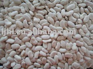 white beans , flat shape