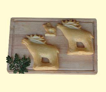 Cheese buck (tvarovany syr-jelen)