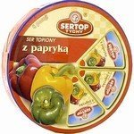 CHEESE- Sertop Processed Cheese with Pepper ( 140 g / 8 triangles )