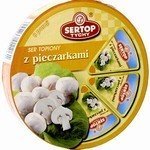 CHEESE- Sertop Processed Cheese with Mushrooms ( 140 g / 8 triangles )