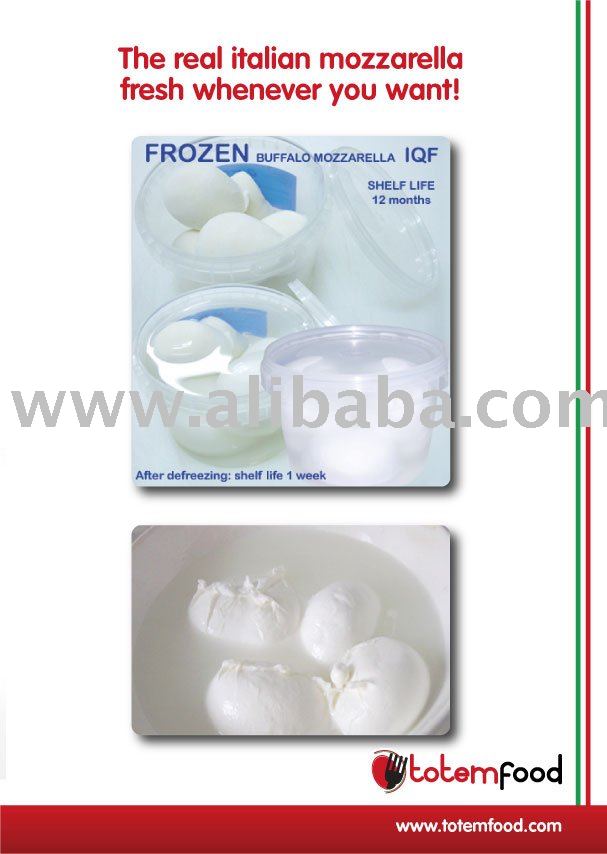frozen quality buffalo mozzarella