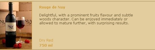 wine- Rouge de Nuy