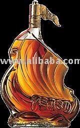 Viking ship Glass wine