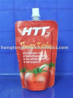 compound bag of tomato sauce